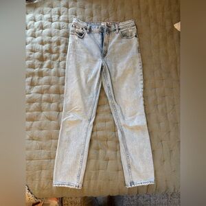 Abercrombie & Fitch Light Wash Straight Leg Jeans